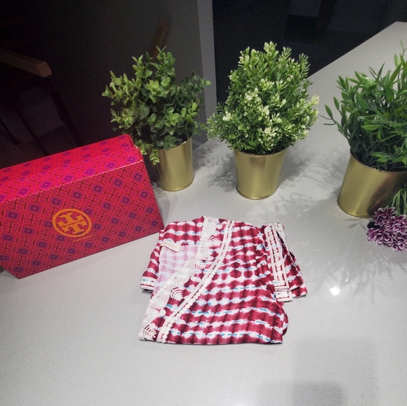 TORY BURCH Superbe et impeccable haut à manches longues avec broderies - Picture 8 of 8